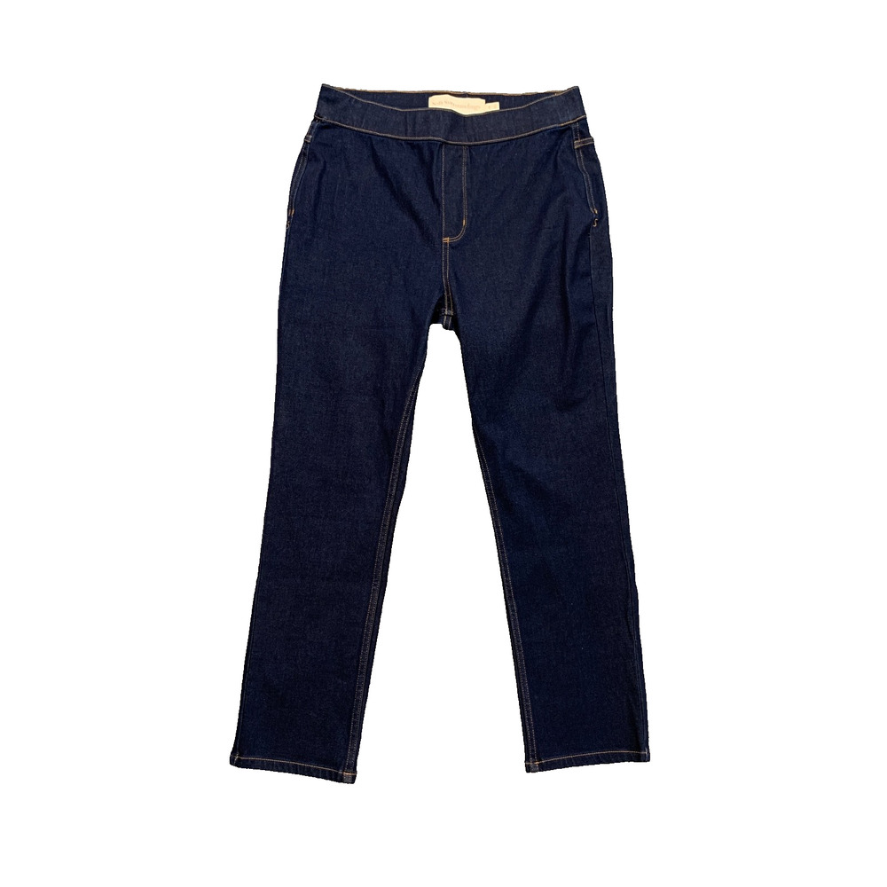 Soft Surroundings Jeans Womens PM Petite Ultimate Denim Pull On Slim Leg Cropped